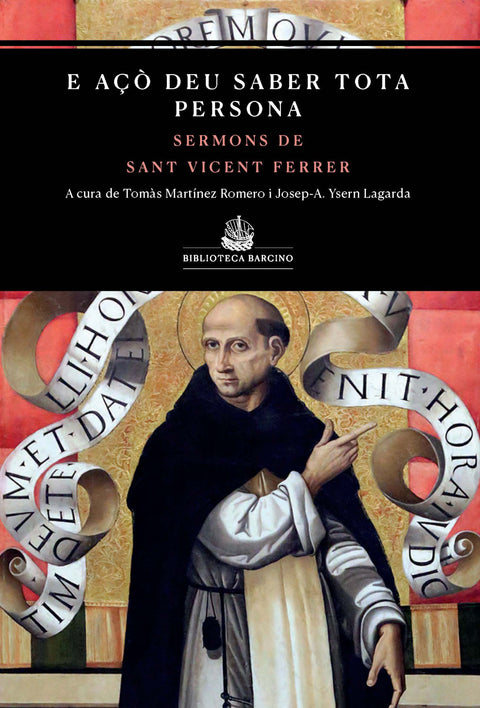  AÇO DEU SABER TOTA PERSONA ANTOLOGIA DELS SERMONS SANT VICE 