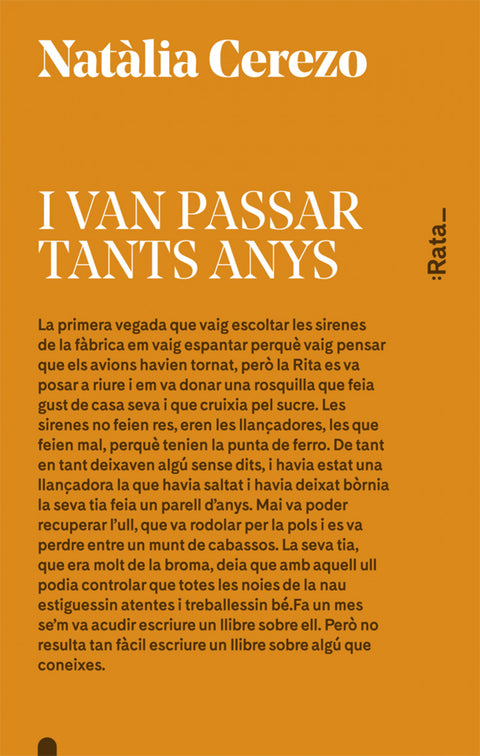  I van passar tants anys 