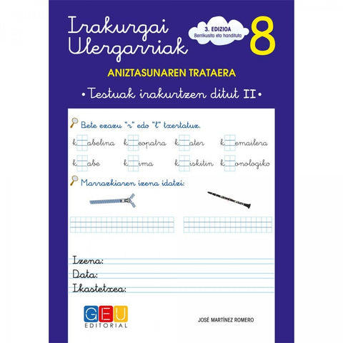  IRAKURGAI ULERGARRIAK 8 