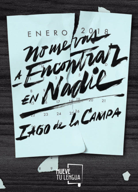  NO ME VAS A ENCONTRAR EN NADIE 