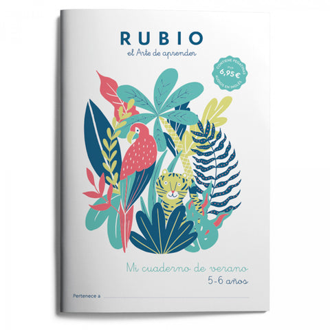  MI CUADERNO DE VERANO RUBIO 5-6 AÑOS 