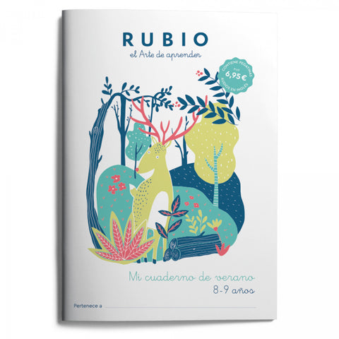  MI CUADERNO DE VERANO RUBIO 8-9 AÑOS 