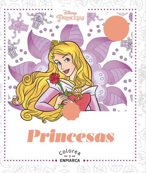  Arteterapia. Colorea y enmarca. Princesas 