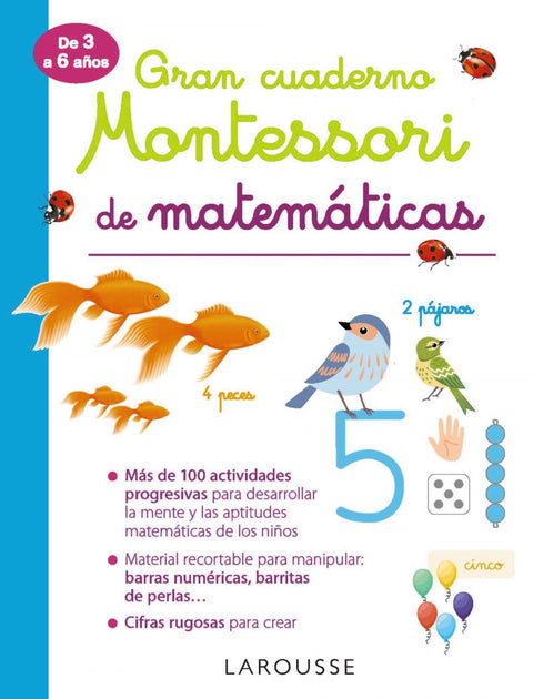  GRAN CUADERNO MONTESSORI DE MATEMÁTICAS 