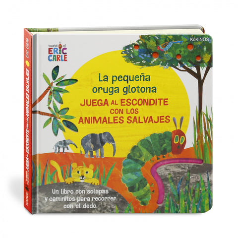  La pequeña oruga glotona juega al escondite con los Animales Salvajes 