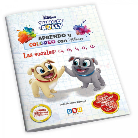  APRENDO Y COLOREO CON DISNEY VOCALES 