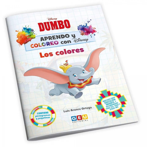  APRENDO Y COLOREO CON DISNEY DUMBO LOS COLORES 