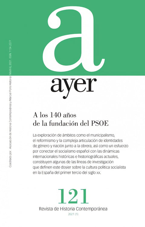  A los 140 años de la fundación del PSOE 
