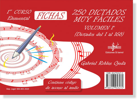  PACK 250 DICTADOS MUY FÁCILES VOLUMEN 1 