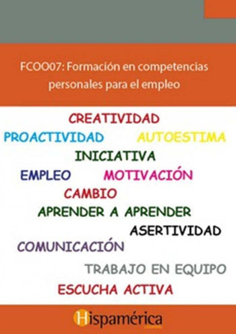  Formación en competencias personales para el empleo. 