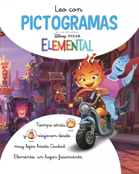  Leo con Pictogramas Disney - Elemental 