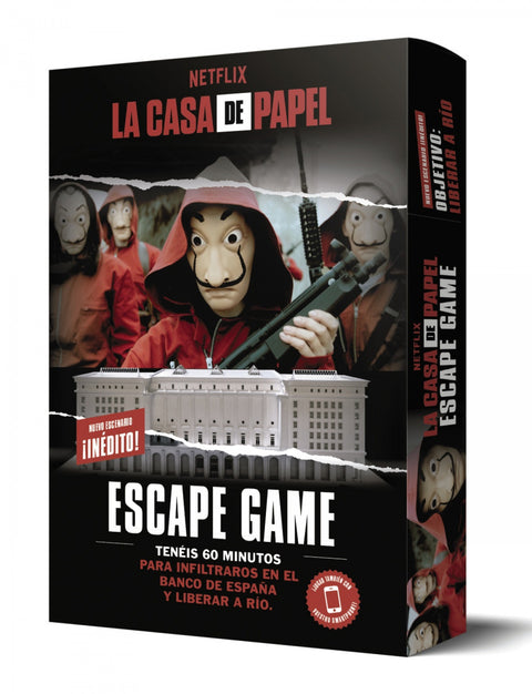  La Casa de Papel. Escape Game. Objetivo: liberar a Río 