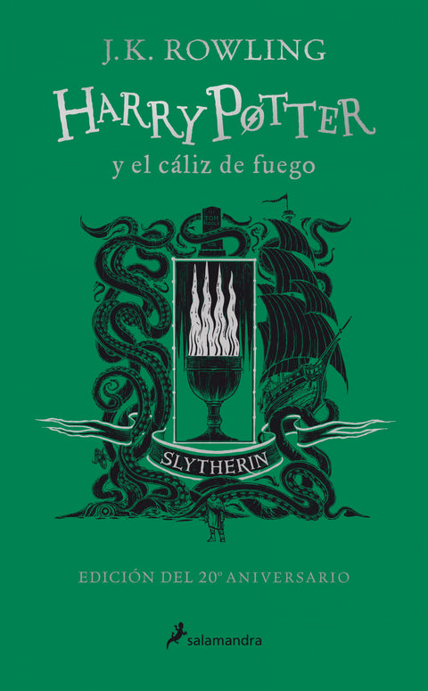  Harry Potter y el cáliz de fuego (edición Slytherin del 20º aniversario) (Harry Potter 4) 