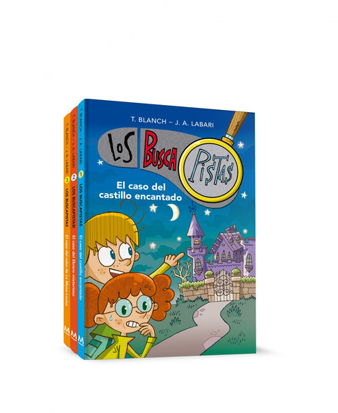  Pack Los BuscaPistas: El caso del castillo encantado # El caso del librero misterioso # El caso del robo de la Mona Louisa (Los BuscaPistas 1-3) 