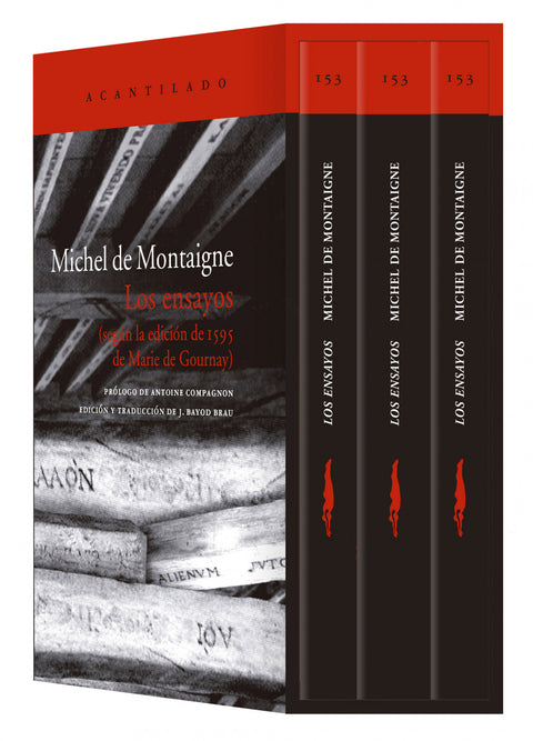  Los ensayos (estuche con tres volúmenes) 