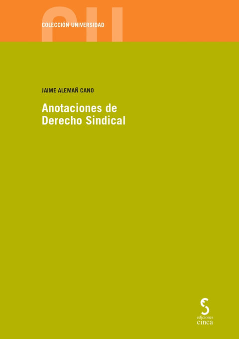  Anotaciones de Derecho Sindical 