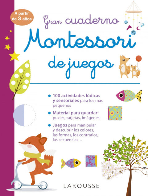  Gran cuaderno Montessori de juegos 