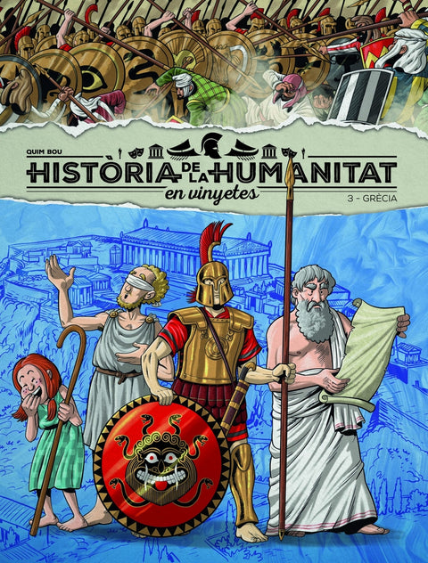  HISTORIA DE LA HUMANIDAD EN VIÑETAS VOL.3: GRECIA 