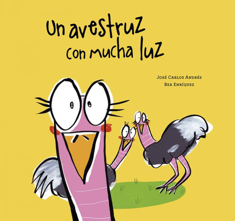  Un avestruz con mucha luz 