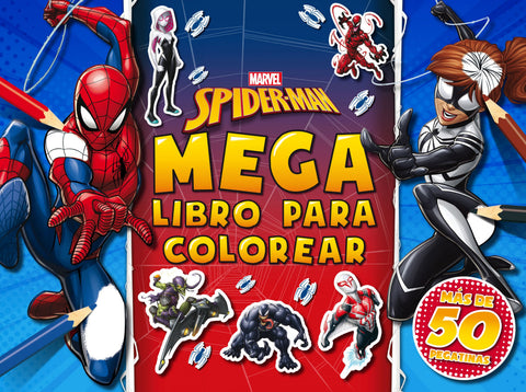  SPIDER-MAN. MEGALIBRO PARA COLOREAR 2 