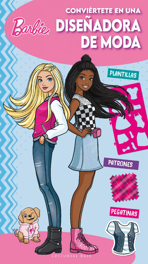  Barbie. Conviértete en una diseñadora de moda (rosa) 