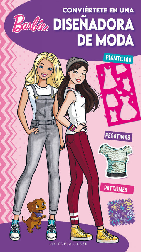  Barbie. Conviértete en una diseñadora de moda (violeta) 
