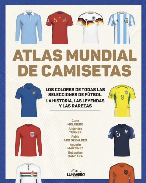  Atlas mundial de camisetas 