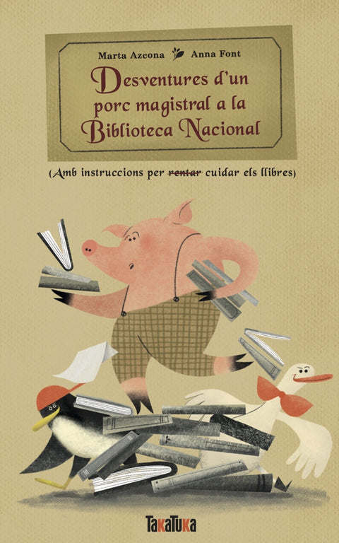  DESVENTURAS DE UN CERDO COLOSAL EN LA BIBLIOTECA NACIONAL - CAST 