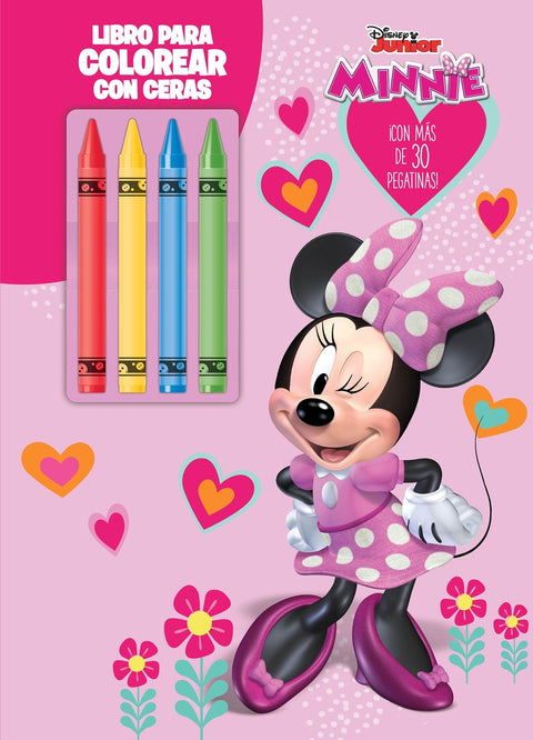  Minnie. Libro para colorear con ceras 2 
