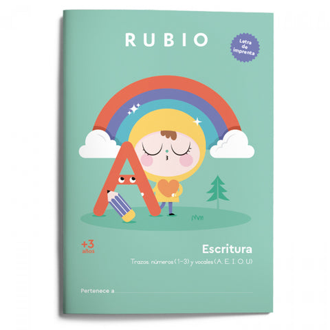  ESCRITURA CON LETRA DE IMPRENTA (+3 AÑOS) 