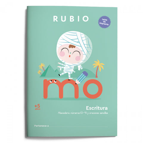  ESCRITURA CON LETRA DE IMPRENTA (+5 AÑOS) 