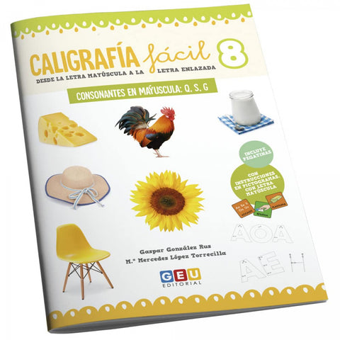  Caligrafia facil:consonantes en mayuscula q, s, g 