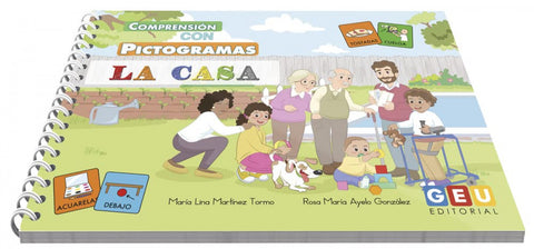  COMPRENSION CON PICTOGRAMAS LA CASA 