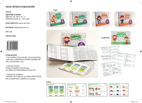  Cajas Educativas. Matemáticas: Suma. 