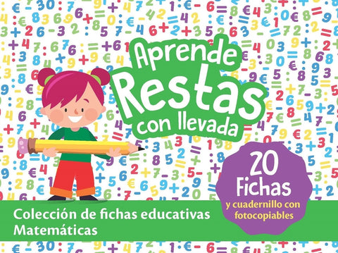  Cajas Educativas. Matemáticas: Aprende restas con llevada. 