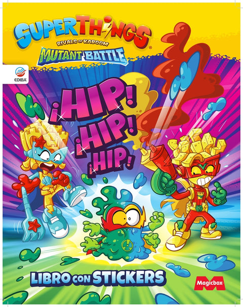  Superthings mutant battle stickers 