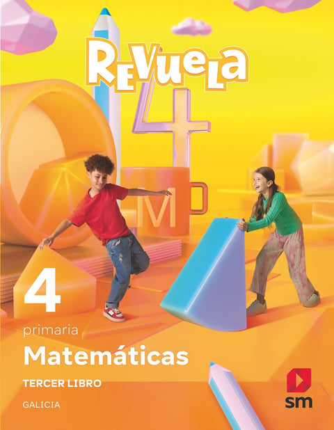  Matemáticas. Trimestres temáticos. 4 Primaria. Revuela. Galicia 