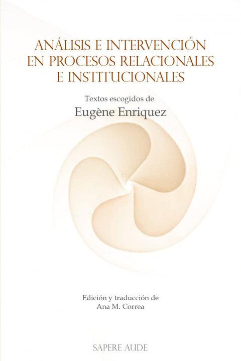  Análisis e intervención en procesos relacionales e institucionales 
