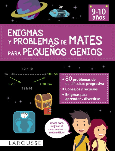  Enigmas y problemas de mates para pequeños genios (9-10 años) 