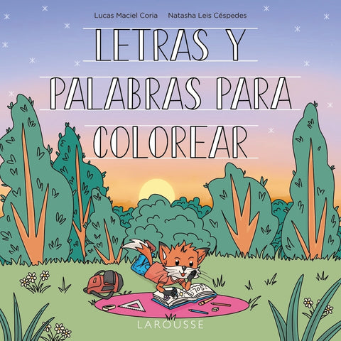  Letras y palabras para colorear 