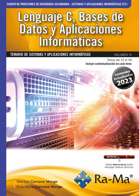  OPOSICIONES CUERPO DE PROFESORES DE ENSEÑANZA SECUNDARIA. SISTEMAS Y APLICACIONE 