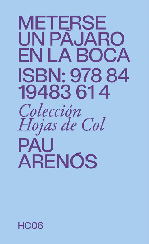  Meterse un pájaro en la boca 