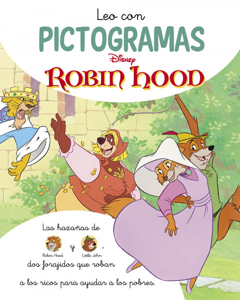  Robin Hood. Leo con pictogramas (Disney. Lectoescritura) 