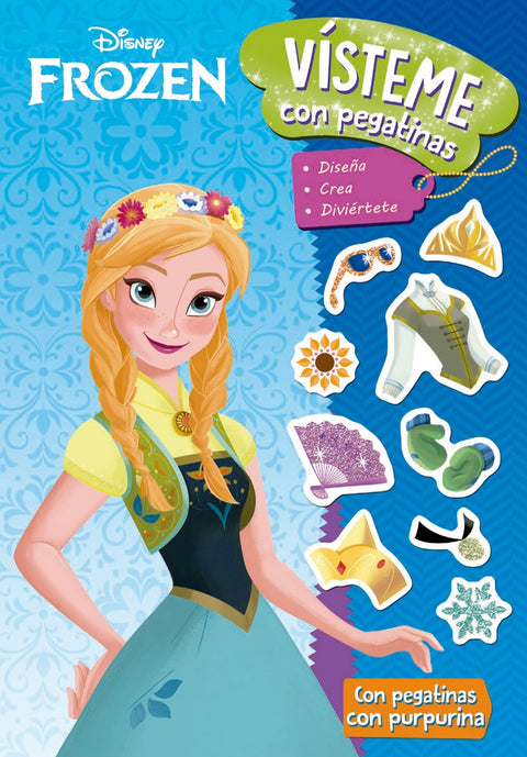  Frozen. Vísteme con pegatinas 