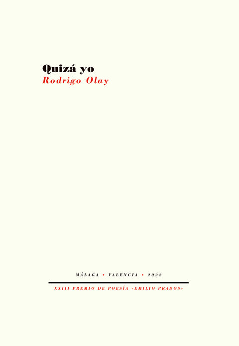  Quizá yo 