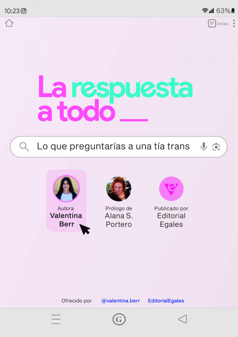  La respuesta a todo lo que preguntarías a una tía trans 