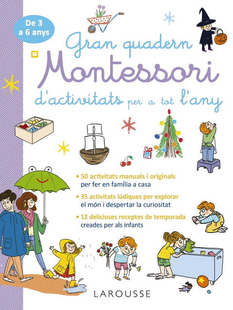  Gran quadern Montessori d'activitats per a tot l'any 