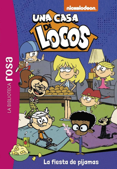  La biblioteca rosa. Una casa de locos, 8. La fiesta de pijamas 