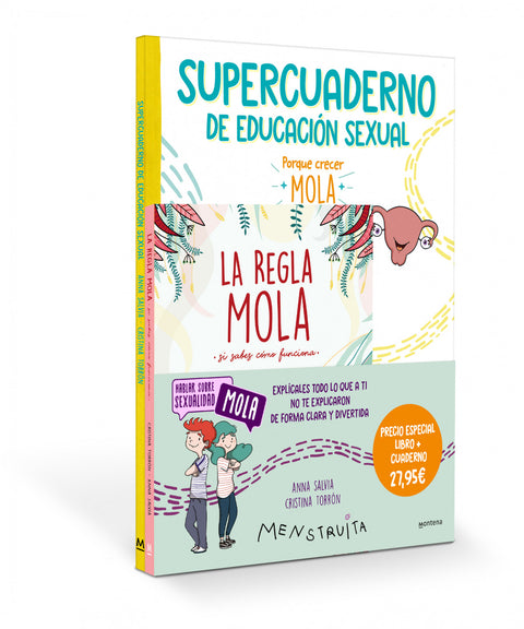  ESTUCHE LA REGLA MOLA + CUADERNO CAST 