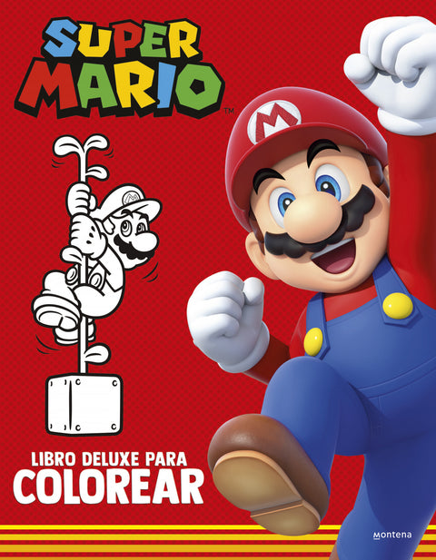  Super Mario: libro para colorear deluxe 